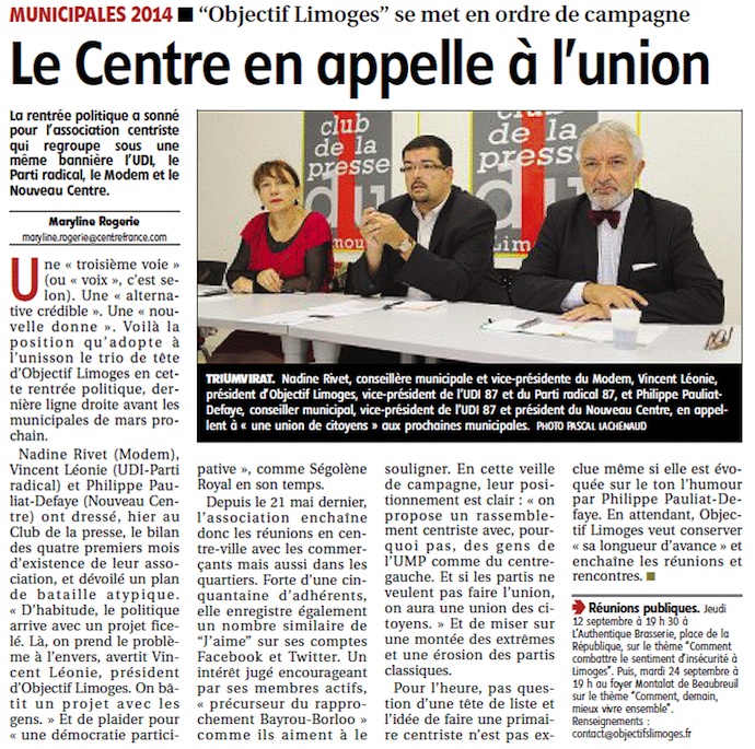 Le Populaire du Centre