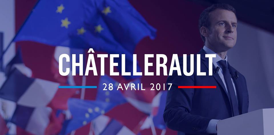 Meeting d'Emmanuel Macron le 28 avril à Chatellerault