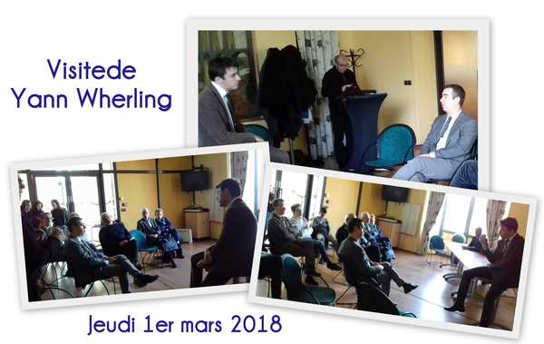 Visite de Yann Wherling secrétaire général du MODEM